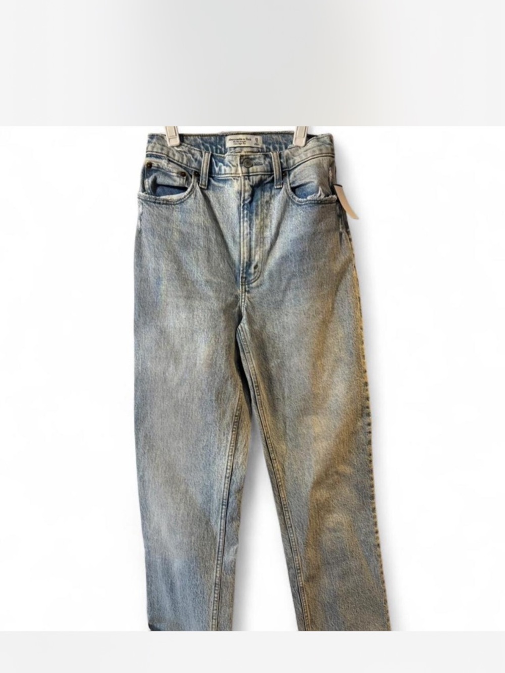 Abercrombie 90’s straight ultra high rise jeans